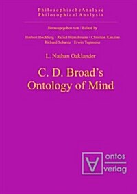 C. D. Broads Ontology of Mind (Hardcover)