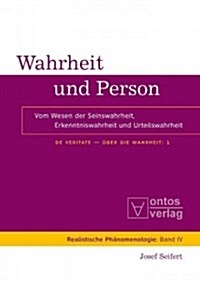 De Veritate - ?er die Wahrheit, Band 1, Wahrheit und Person (Hardcover)