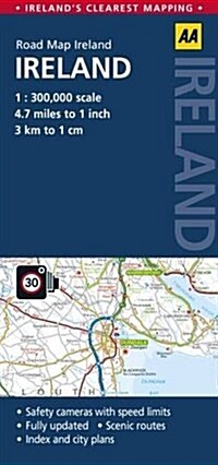 AA Road Map Ireland (Sheet Map, folded, 6 Rev ed)