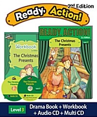 Ready Action Level 3 : The Christmas Presents (Student Book with CDs + Workbook, 2nd Edition)