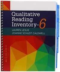 Qualitative reading inventory 6th ed