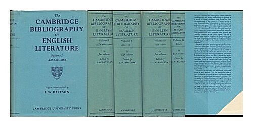 The Cambridge Bibliography of English Literature: Volume 4, Index (Hardcover)