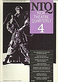 New Theatre Quarterly 4: Volume 1, Part 4 (Paperback)