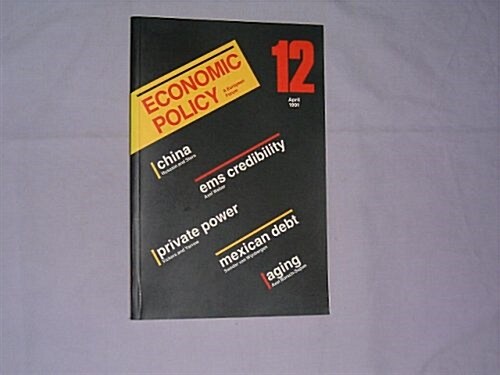 Economic Policy 12 (Paperback)