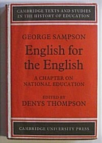 English for the English (Hardcover)