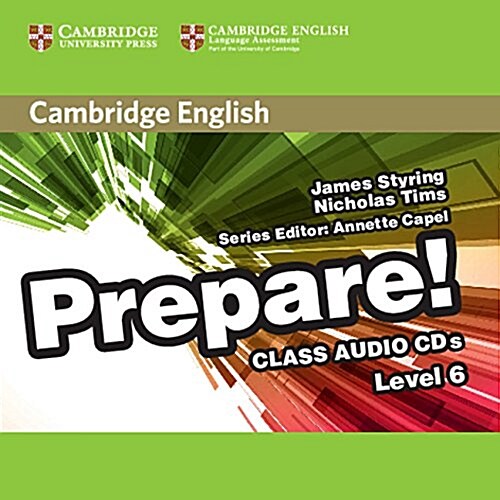 Cambridge English Prepare! Level 6 Class Audio CDs (2) (CD-Audio)