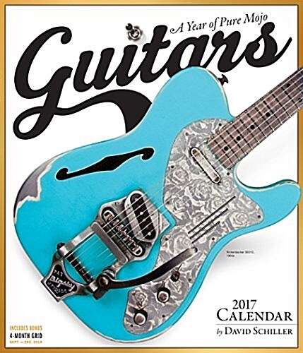 Guitars Wall Calendar 2017 (Wall)