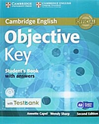 Objective Key Students Book with Answers with CD-ROM with Testbank (Package, 2 Revised edition)