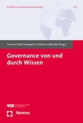 Governance Von Und Durch Wissen (Paperback)
