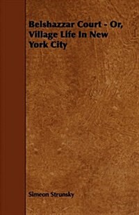 Belshazzar Court - Or, Village Life In New York City (Paperback)