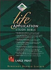 Life Application Study Bible NLT, Large Print (New Living Translation) (Leather Bound)