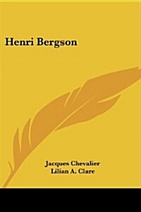 Henri Bergson (Paperback)