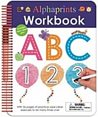 Alphaprints: Wipe Clean Workbook ABC (Spiral)