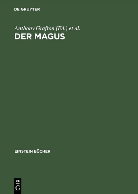 Der Magus: Seine Urspr?ge Und Seine Geschichte in Verschiedenen Kulturen (Hardcover, Reprint 2015)