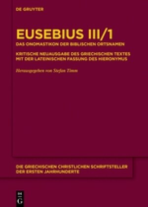 Das Onomastikon der biblischen Ortsnamen (Hardcover)