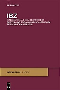 Ibz Bibliography 2010 (Hardcover)