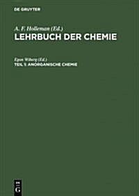 Anorganische Chemie (Hardcover, 30, 30. Und 31., Du)