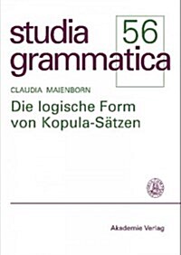 Die Logische Form Von Kopula-S?zen (Paperback)