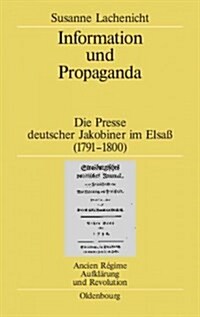 Information und Propaganda (Hardcover, Reprint 2014)