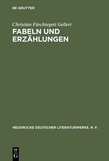 Fabeln Und Erzahlungen (Hardcover, Reprint 2015)