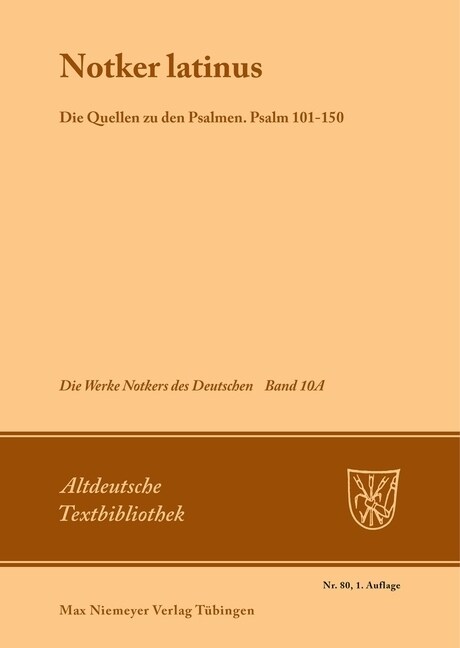 Notker Latinus (Paperback)