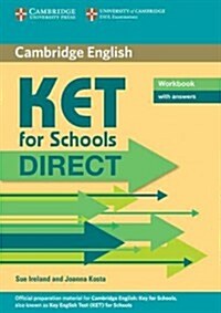 [중고] Ket for Schools Direct Workbook with Answers (Paperback)