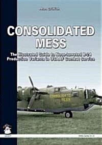 Consolidated Mess: The Illustrated Guide to Nose-Turreted B-24 Production Variants in USAAF Combat Service (Paperback)