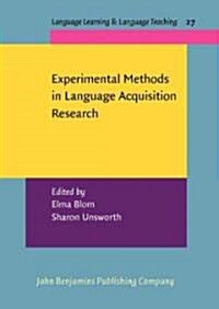 Experimental Methods in Language Acquisition Research (Paperback)