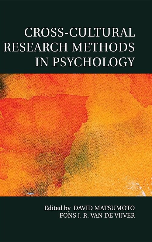 Cross-Cultural Research Methods in Psychology (Hardcover)