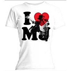 [T-shirt] Michael Jackson - I Love MJ [여성용]