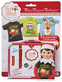 Claus Couture Graphic Tee Multipack (with 3 elf-sized t-shirts and keepsake tin suitcase)