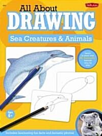 All about Drawing Sea Creatures and Animals (Hardcover, Library)