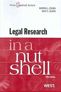 Legal Research in a Nutshell (Paperback, 10th)