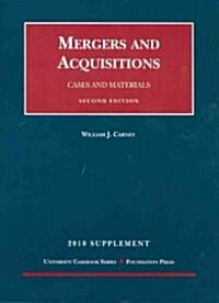Mergers and Acquisitions 2010 (Paperback, 2nd, Supplement)