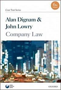 [중고] Company Law (Paperback, 6th)