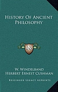 History of Ancient Philosophy (Hardcover)