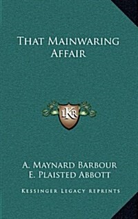 That Mainwaring Affair (Hardcover)