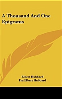 A Thousand and One Epigrams (Hardcover)
