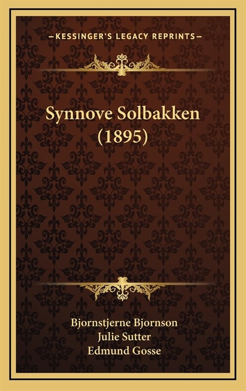Synnove Solbakken (1895) (Hardcover)