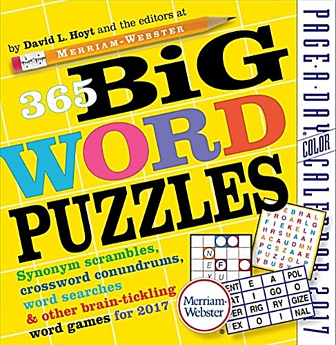 365 Big Word Puzzles Page-A-Day Calendar 2017 (Daily)