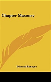Chapter Masonry (Hardcover)