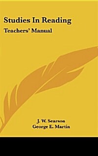 Studies in Reading: Teachers Manual (Hardcover)