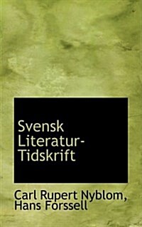 Svensk Literatur-Tidskrift (Hardcover)