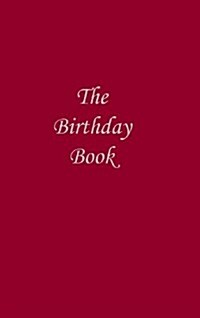 The Birthday Book (Dark Red Cover) (Hardcover)