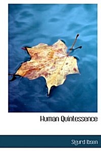 Human Quintessence (Hardcover)