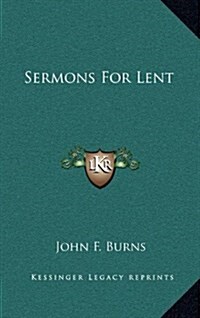 Sermons for Lent (Hardcover)