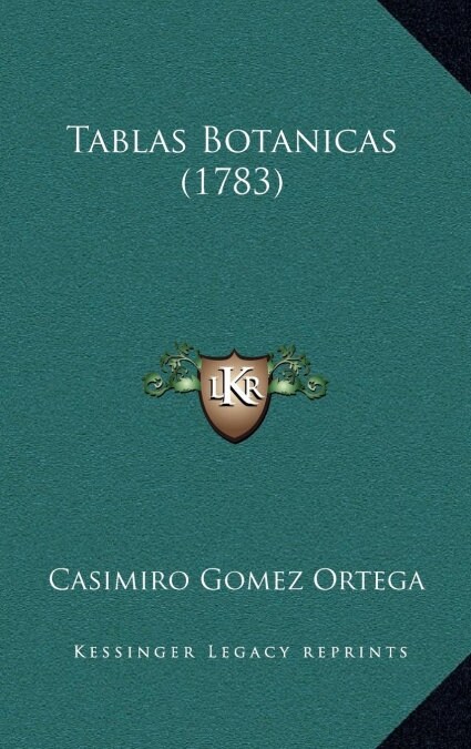 Tablas Botanicas (1783) (Hardcover)