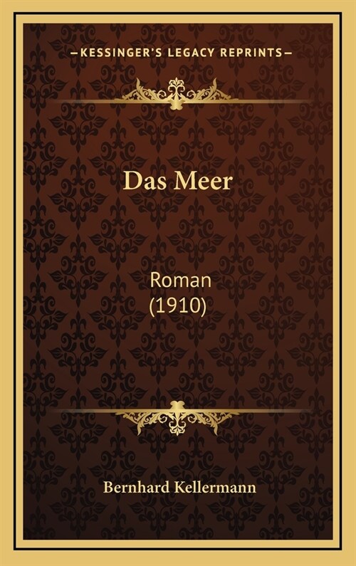 Das Meer: Roman (1910) (Hardcover)
