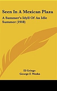 Seen in a Mexican Plaza: A Summers Idyll of an Idle Summer (1918) (Hardcover)