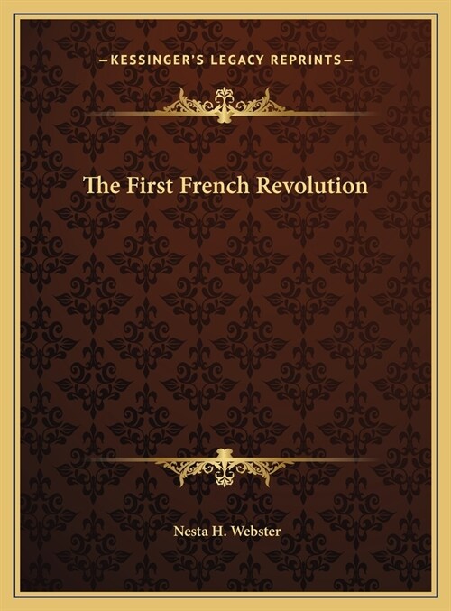 The First French Revolution (Hardcover)